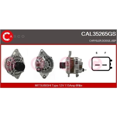 Imagem de CASCO CAL15414GS Alternador 12V 150A PEUGEOT: 208 I Hatchback, 508 SW, 207 CITROËN: C5 III Carrinha, C3 II, C4 Grand Picasso