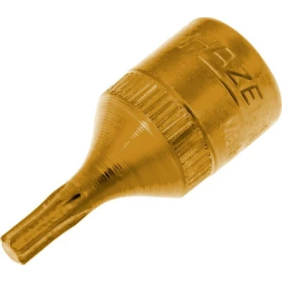 Imagem de HAZET Torx Chave de caixa T15 aço cromo vanádio interior redondo 8502
