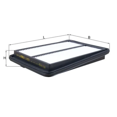 Imagem de MAHLE ORIGINAL LX 4551 Filtro de ar 37 172 252,5 Cartucho filtrante RENAULT: Koleos 2