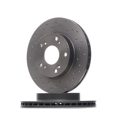 Imagem de BREMBO 09.5457.3X Disco de travão 262 21 5 perfurado/ventilado revestido alto carbono com parafusos HONDA: CR Z, CIVIC 7 Hatchback, 8
