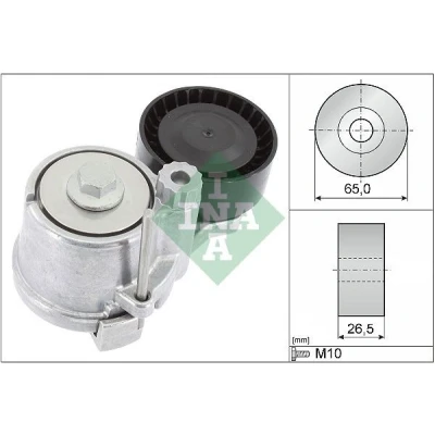 Imagem de INA 534 0661 10 Tensor, correia trapezoidal estriada OPEL: Astra J Hatchback