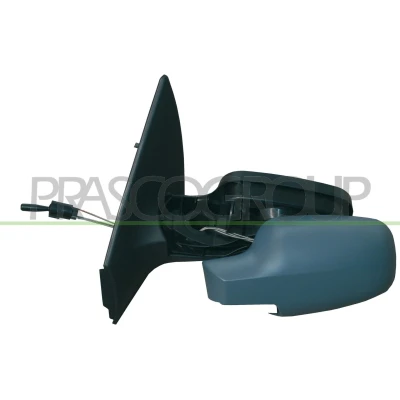 Imagem de Espelho retrovisor Prasco RN4207124P Premium esquerda com subcapa manual ajustável pelo interior, ajuste: por cabo de aço, não esférico