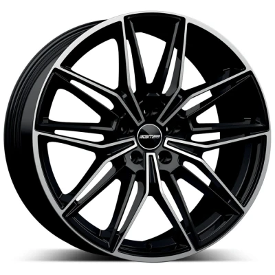 Imagem de Jante de alumínio gmp specter 8x18 5x120 et30 cinzento mate, frente polida