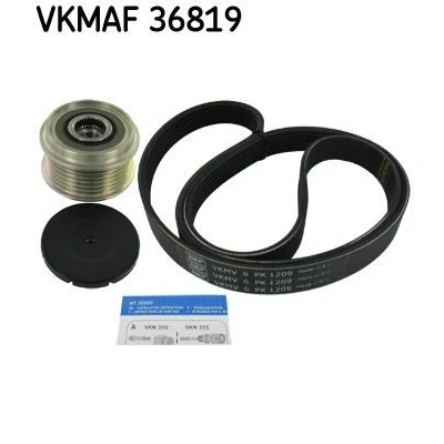 Imagem de SKF VKMAF 36819 Jogo de correias trapezoidais estriadas RENAULT: CLIO 2