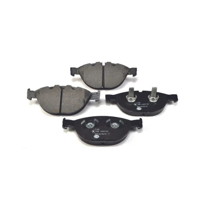 Imagem de HELLA 8DB 355 006 551 Jogo de pastilhas para travão disco preparado indicador aviso desgaste BMW: 5 Sedan, Touring, 7