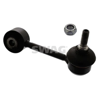 Imagem de SWAG 22 93 0736 barra / escora, estabilizadora Eixo traseiro esquerdo 105 M10 x 1,5 com porca autoblocante Aço preto ROVER: 75, 75 Tourer