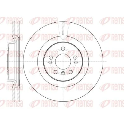 Imagem de REMSA 61030.10 Disco de travão Eixo dianteiro 350, 350 32 5 ventilado MERCEDES BENZ: Classe ML, R, GL