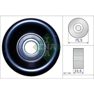Imagem de INA 531 0827 10 Polia Tensora HONDA: CIVIC 8 Hatchback, 7