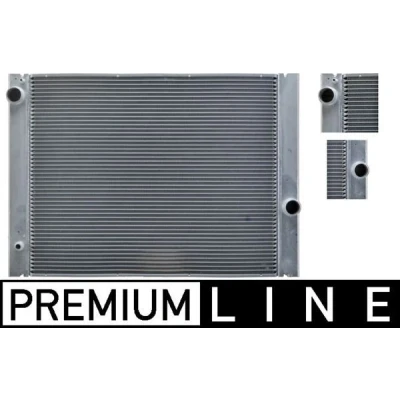 Imagem de MAHLE ORIGINAL CR 511 000P Radiador, arrefecimento do motor para veículos com/sem ar condicionado 623 488 40 Aletas de refrigeração soldadas