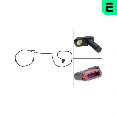 Imagem de OPTIMAL 06 S107 Sensor de ABS activo 1395 MERCEDES BENZ: Classe E Sedan