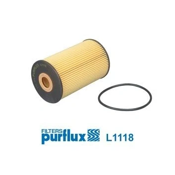Imagem de PURFLUX L1118 Filtro de óleo Cartucho filtrante AUDI: A8 D2