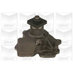 Imagem de GRAF PA323 Bomba de água com junta mecânico Ferro fundido para accionamento da correia trapezoidal estriada FORD: Transit Mk4 Van, Mk3 Van