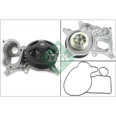 Imagem de INA 538 0715 10 Bomba de água para accionamento da correia trapezoidal estriada BMW: 5 Touring, 3 4 Gran Coupe