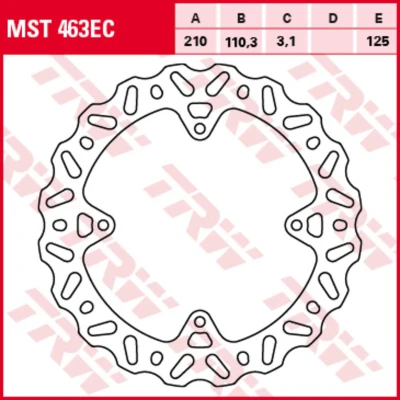 Imagem de TRW MST463EC Disco de travão 210 3,1