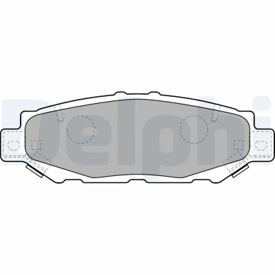 Imagem de DELPHI LP1508 Jogo de pastilhas para travão disco com avisador sonoro desgaste chapa anti ruído sem acessórios TOYOTA: Celica VI Coupe