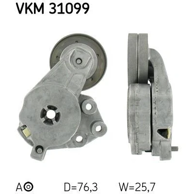 Imagem de SKF VKM 31099 Polia Tensora SEAT: Ibiza 4, 4 ST, VOLKSWAGEN: Scirocco III, Polo V Hatchback, Golf Plus / Crossgolf