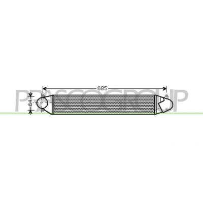 Imagem de PRASCO ST052N001 Intercooler VOLKSWAGEN: Sharan I, FORD: Galaxy Mk1 MPV