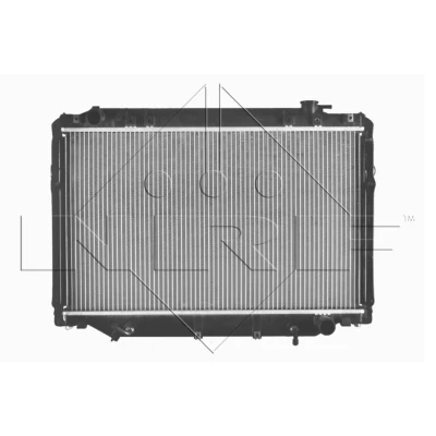 Imagem de NRF 596712 Radiador, arrefecimento do motor Alumínio 702 425 32 Aletas de refrigeração soldadas