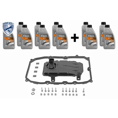 Imagem de VAICO V10 3222 XXL Conjunto de peças, mudança óleo, caixa vel. automática com junta óleo para lavagem retentor AUDI: Q7