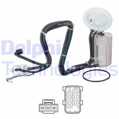 Imagem de DELPHI FG2015 12B1 Unidade de alimentação combustível com juntas sem sensor pressão Gasolina BMW: 5 Sedan, Touring, 6 Cabrio