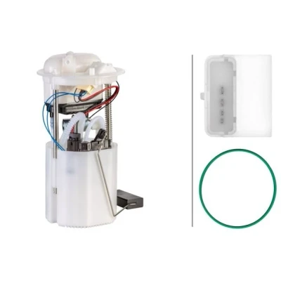 Imagem de HELLA 8TF 358 106 011 Unidade de alimentação combustível com junta, sensor nível elétrico FIAT: Panda II Hatchback