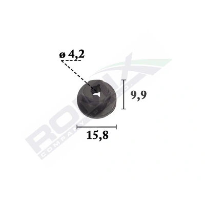 Imagem de ROMIX C70376 Grampo, friso OPEL: Astra H Van, G Caravan, Corsa B Hatchback