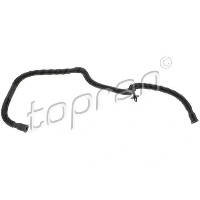 Imagem de TOPRAN 118 663 Tubo flexível, respiro da tampa cabeça do motor com suporte AUDI: A3 Hatchback, VOLKSWAGEN: Passat B6 Variant