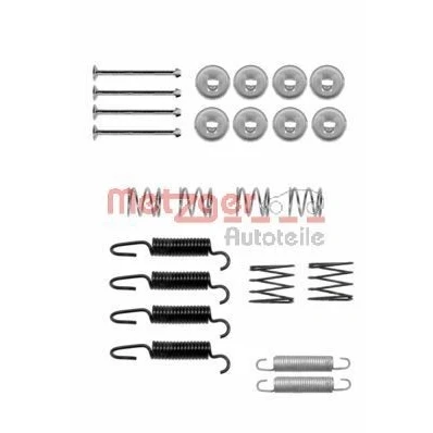 Imagem de METZGER 105 0816 Kit de acessórios, maxilas travão estacionamento LEXUS: RX II, TOYOTA: Land Cruiser Prado 90