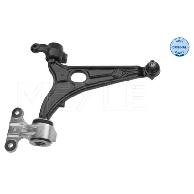 Imagem de MEYLE 11 16 050 0039 Braço de suspensão ORIGINAL Quality com apoio borracha em baixo, Eixo dianteiro, lado direito transversal Aço