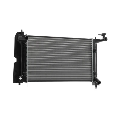 Imagem de NRF 53397 Radiador, arrefecimento do motor Alumínio 600 348 16 com componentes de montagem Aletas refrigeração soldadas