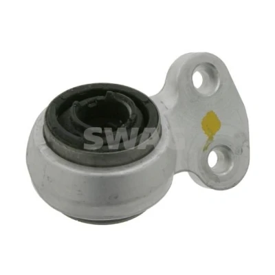 Imagem de SWAG 20 91 8687 Casquilho de Braço Suspensão com suporte Eixo dianteiro, lado esquerdo, em baixo, traseira 137 Borracha Apoio hidráulico