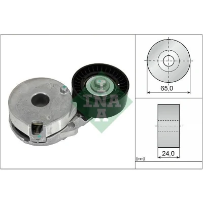 Imagem de INA 534 0733 10 Tensor, correia trapezoidal estriada NISSAN: Juke, RENAULT: Clio 4