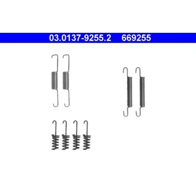Imagem de ATE 03.0137 9255.2 Kit de acessórios, maxilas travão estacionamento MERCEDES BENZ: Sprinter 3 T Minibus