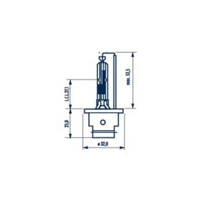 Imagem de NARVA 840063000 Lâmpada, farol de longo alcance D2R 85V 35W Xenon HONDA: CIVIC 8 Hatchback, 8, MERCEDES BENZ: Classe C Sedan, Sedan