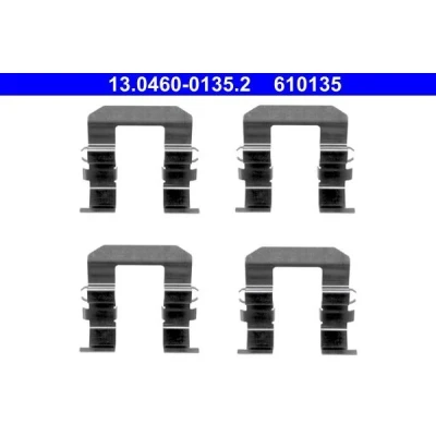 Imagem de ATE 13.0460 0135.2 Kit de acessórios, pastilhas travão Travões disco CHEVROLET: Captiva