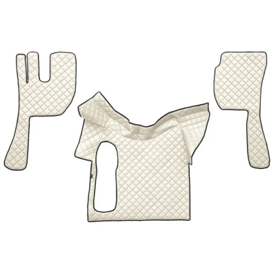 Imagem de F CORE FL13 CHAMP Conjunto de tapete chão Couro artificial à frente 3 branco marfim