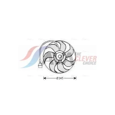 Imagem de Ventilador, radiador AVA QUALITY COOLING AI7509