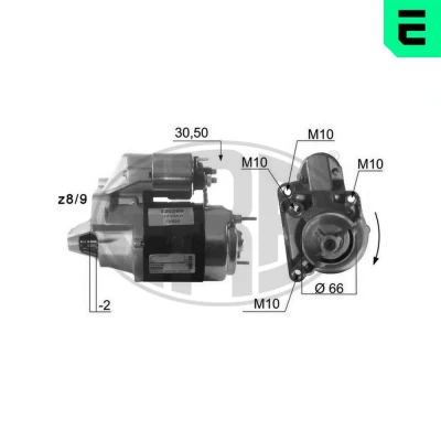 Imagem de ERA 220389A Motor de arranque 12 0,9