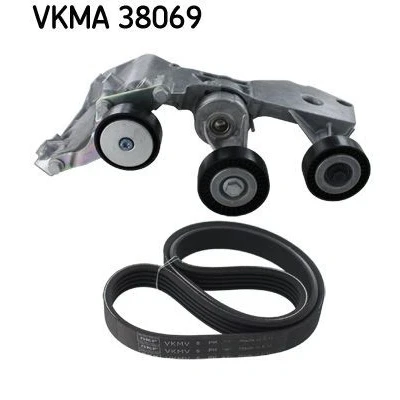 Imagem de SKF VKMA 38069 Jogo de correias trapezoidais estriadas MERCEDES BENZ: Classe A