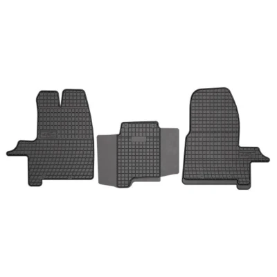 Imagem de FROGUM D00312 Conjunto de tapete chão Borracha à frente 3 preto medida FORD: Transit Custom V362 Minibus, V363 Van endado, norauto,