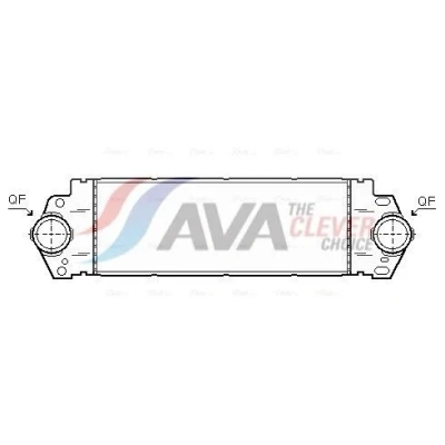 Imagem de PRASCO VNA4233 Intercooler com acoplamentos rápidos