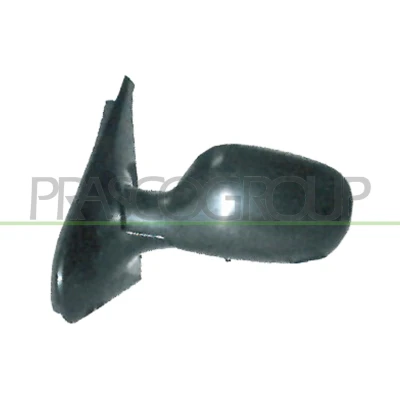 Imagem de Espelho retrovisor Prasco RN3227124P Premium esquerda com subcapa manual ajustável pelo interior, ajuste: por cabo de aço, não esférico