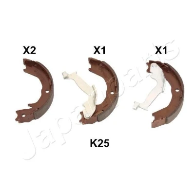 Imagem de JAPANPARTS GF K25AF Maxilas de Travão Mão Eixo traseiro