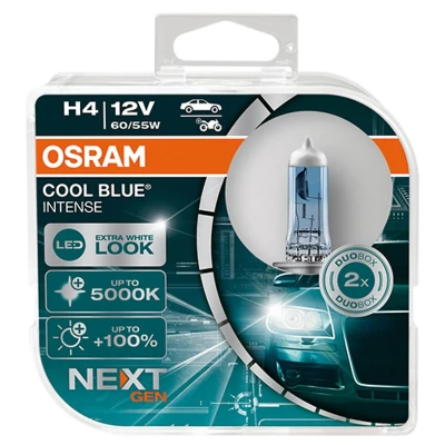 Imagem de OSRAM 64193CBN HCB Lâmpada, farol de longo alcance H4 12V 60/55W 5000K Halogéneo HONDA: Civic 6 Fastback, Hatchback, V Hatchback
