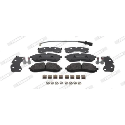 Imagem de FERODO FVR5539 Jogo de pastilhas para travão disco incl. contacto aviso desgaste FORD: Transit Mk7 Van