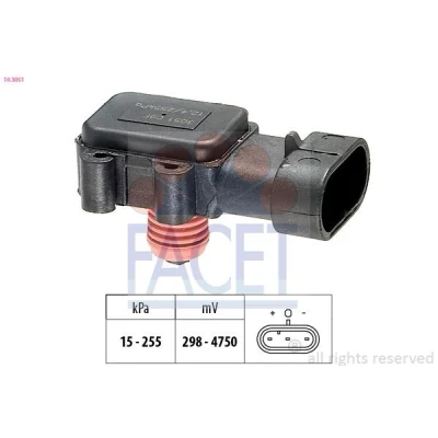 Imagem de FACET 10.3051 Sensor 15 255 Made in Italy OE Equivalent RENAULT: MEGANE 2 Kombi