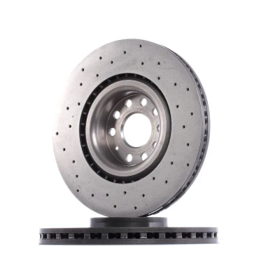 Imagem de BREMBO 09.C892.1X Disco de travão 345 30 5 perfurado/ventilado revestido alto carbono com parafusos VOLKSWAGEN: Golf 6, 5, Scirocco III