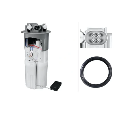 Imagem de HELLA 8TF 358 306 691 Unidade de alimentação combustível com junta, sensor nível elétrico Diesel