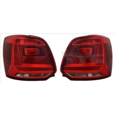 Imagem de TYC 11 12605 31 2 Farolim à direita preto sem porta lâmpadas VOLKSWAGEN: Polo V Hatchback