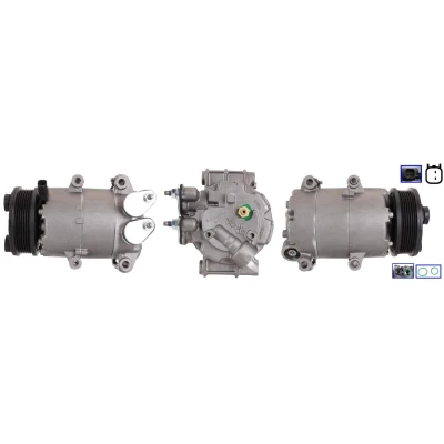 Imagem de LUCAS ACP01038 Compressor PAG 46 R 134a com juntas FORD: FIESTA 6